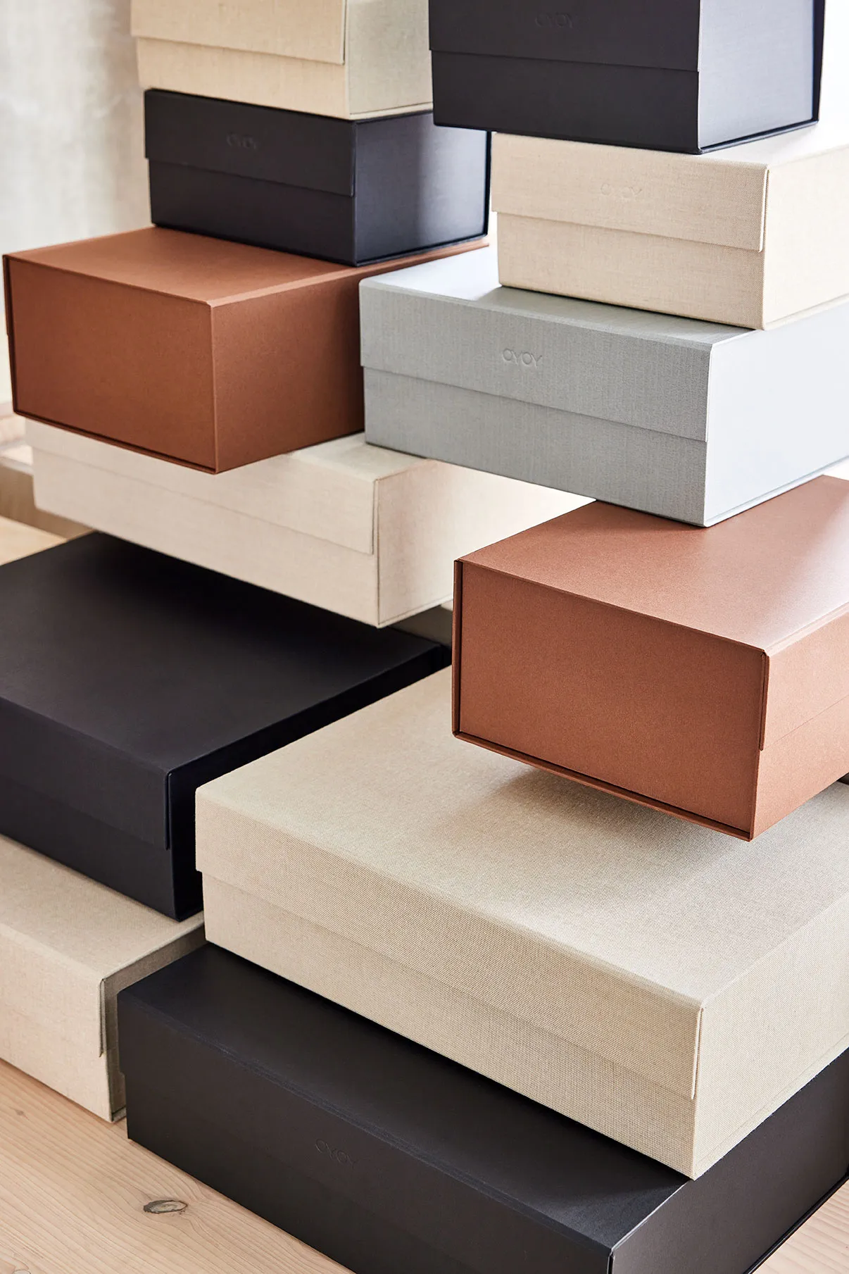 Κουτί αποθήκευσης Hako A4, Stone OYOY