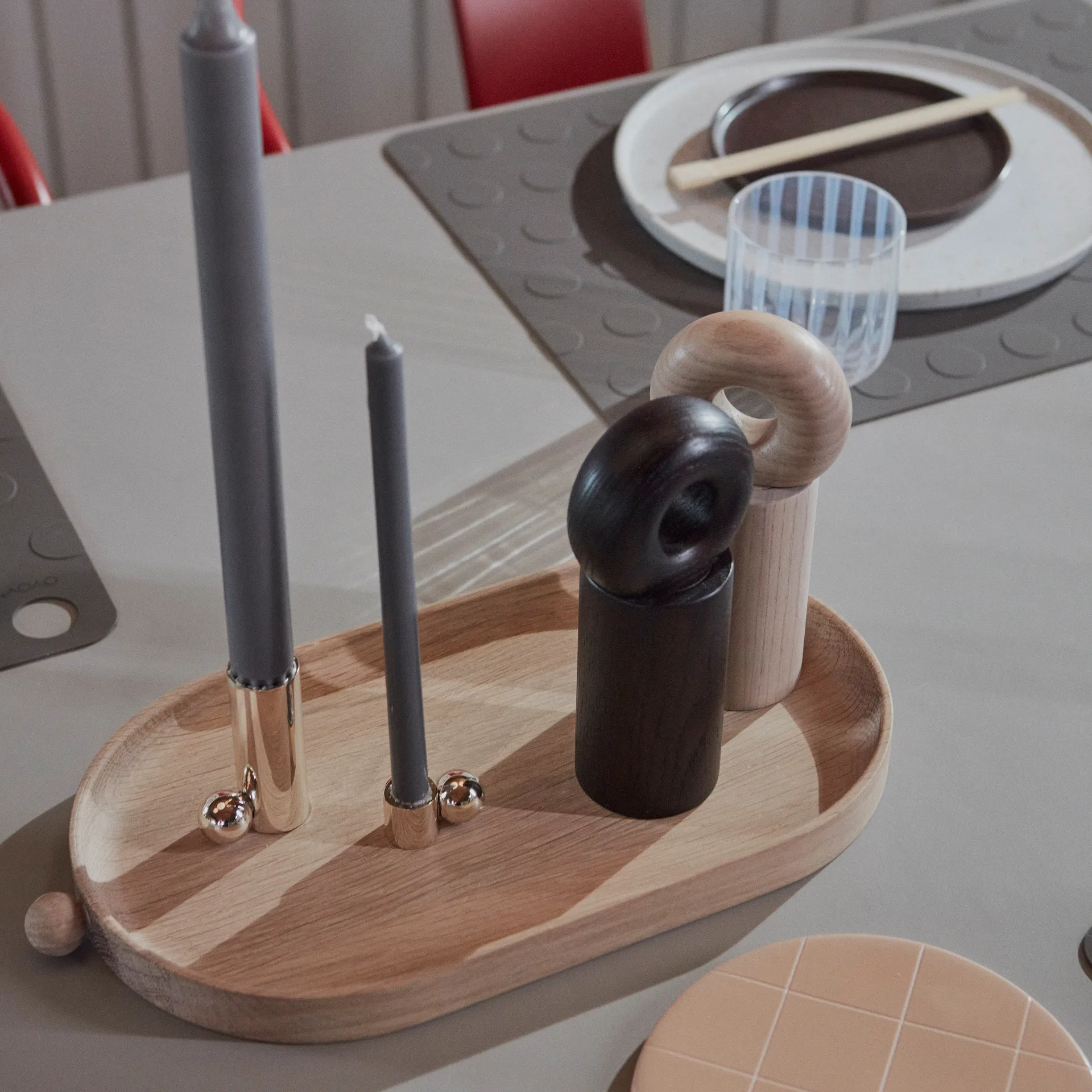 Hoop μύλος μπαχαρικών, σκούρο OYOY