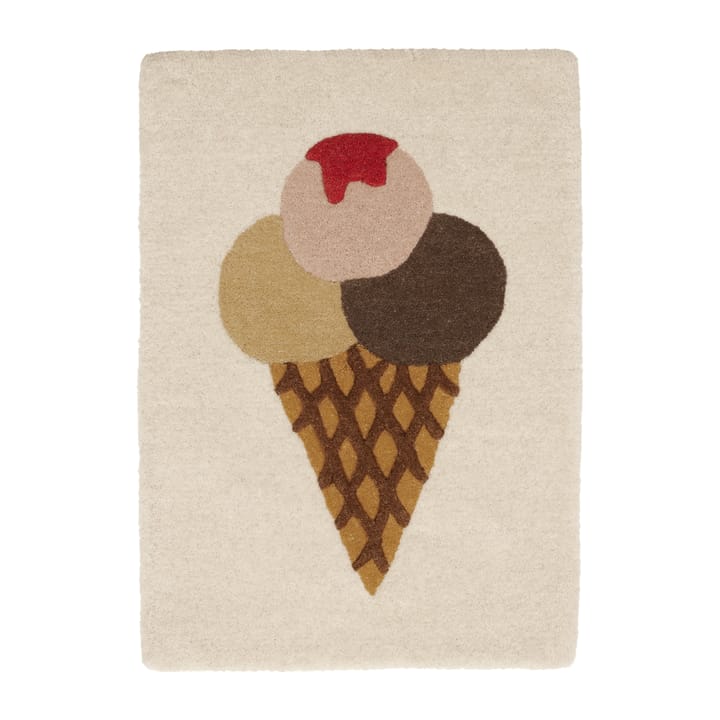 Ice Cream Φουντωτό παιδικό χαλί 45x65 cm - Multi - OYOY