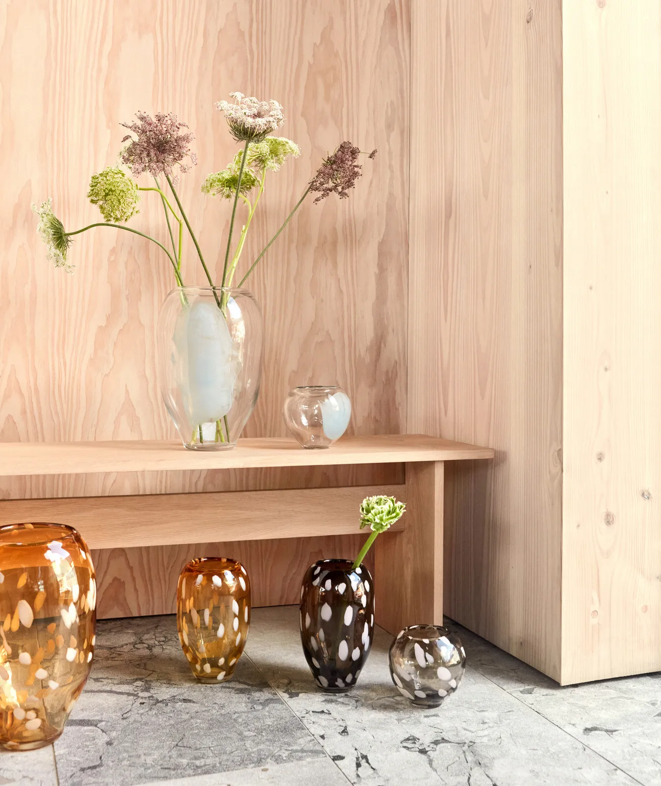 Βάζο Jali μικρό 13 cm, Smoke OYOY