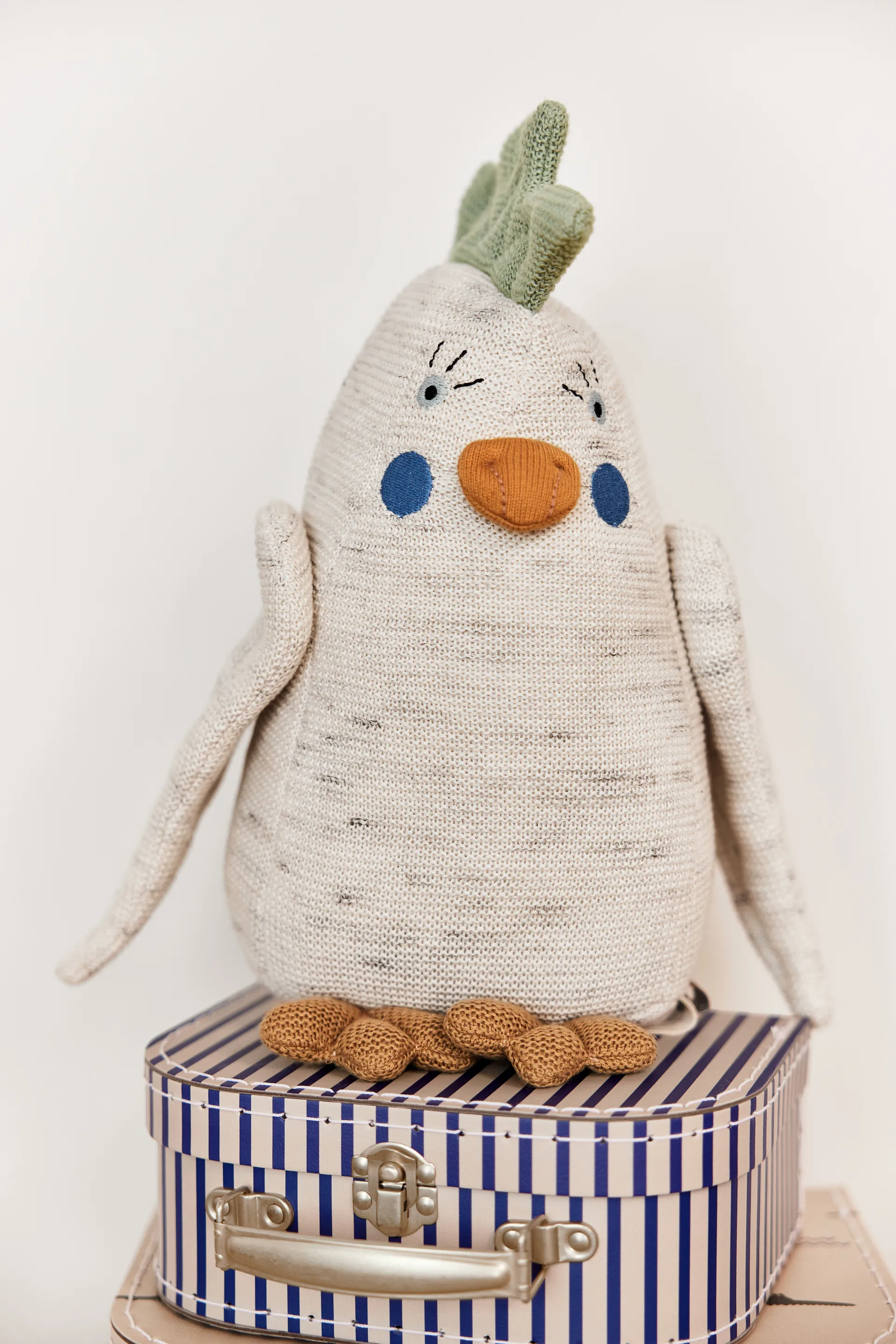 Kai parakeet παιχνίδι λούτρινο, Offwhite-light mint OYOY