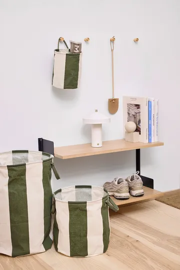 Kara καλάθι αποθήκευσης small Ø18x22 cm 2-pack - Dark Green - OYOY