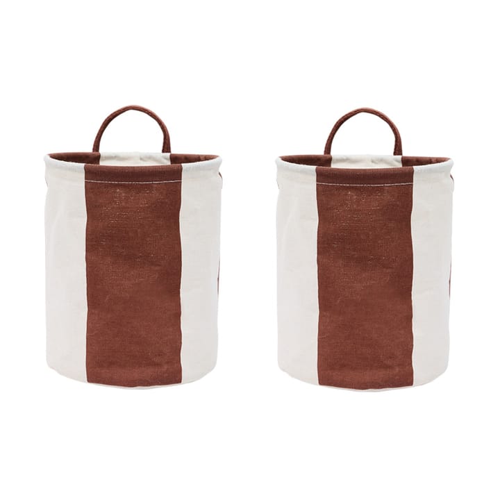 Kara καλάθι αποθήκευσης small 22xØ18 cm 2-pack - Nutmeg - OYOY