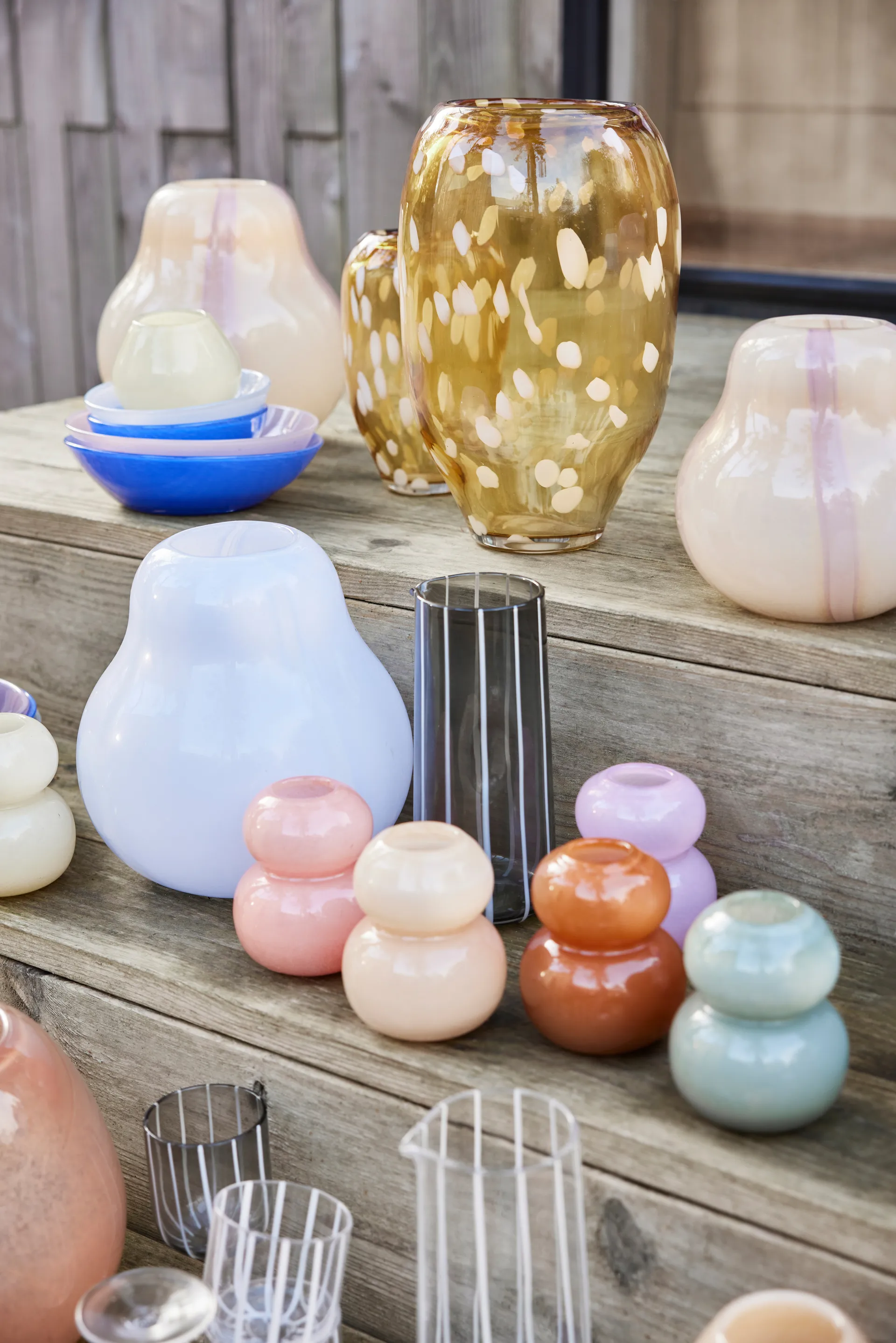 Βάζο Kojo μεγάλο, Lavender-White OYOY