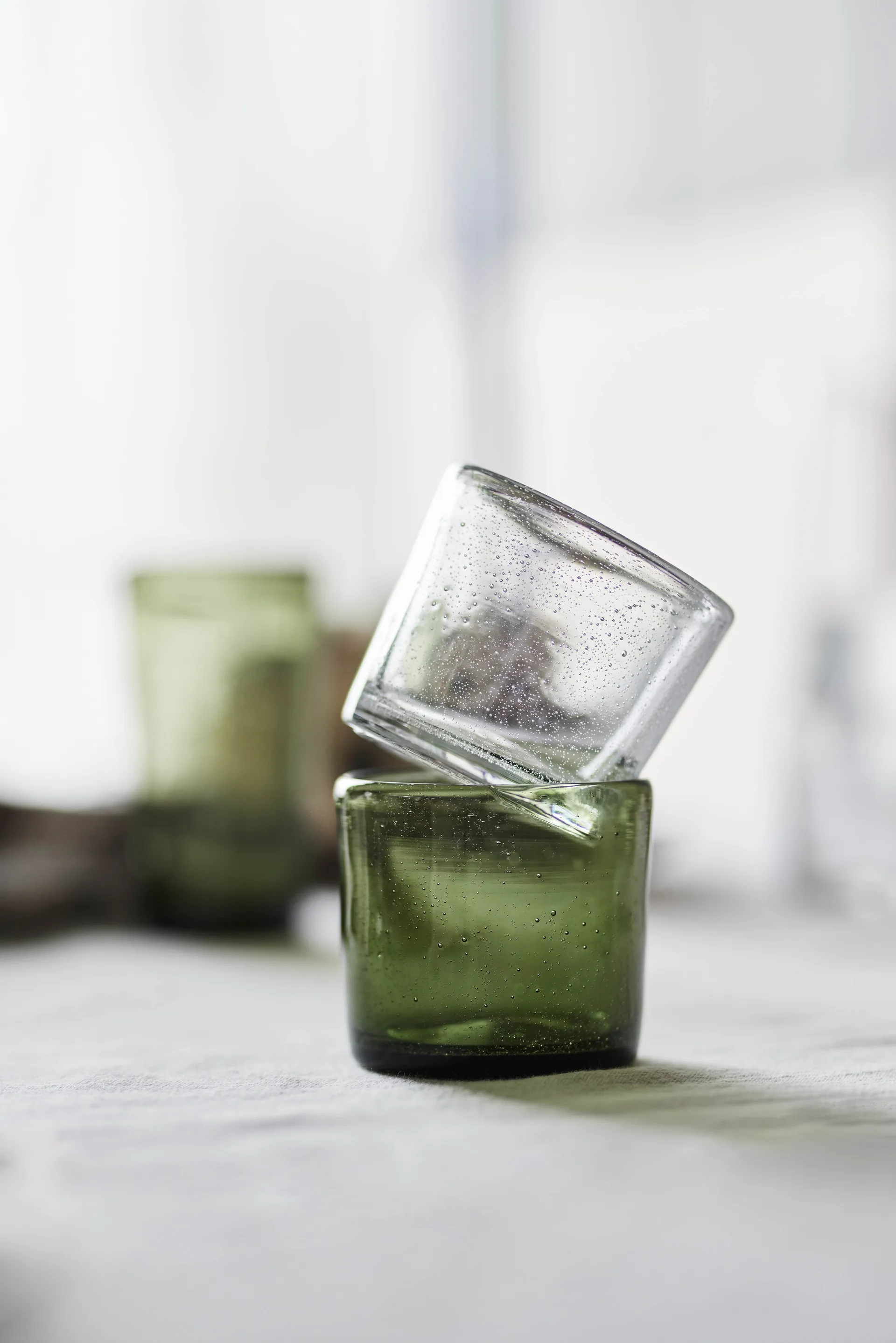 Σετ ποτηριών Kuki 4 τεμαχίων, Green OYOY