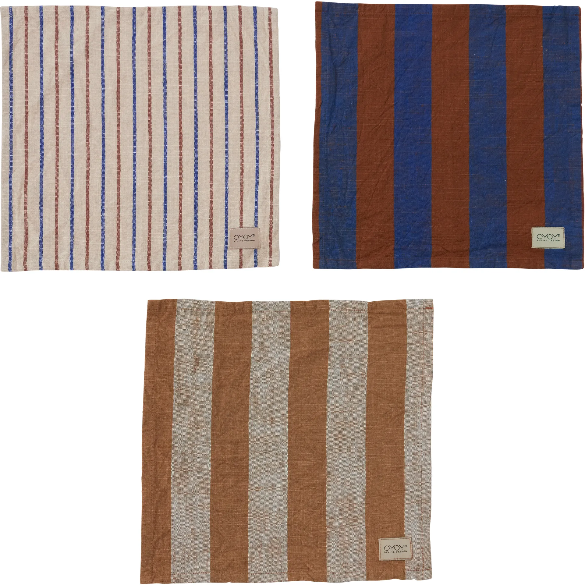 Kurin πετσέτα για πιάτα 28x28 cm , Καραμέλα-μπλε OYOY