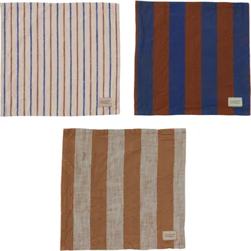 Kurin πετσέτα για πιάτα 28x28 cm  - Καραμέλα-μπλε - OYOY