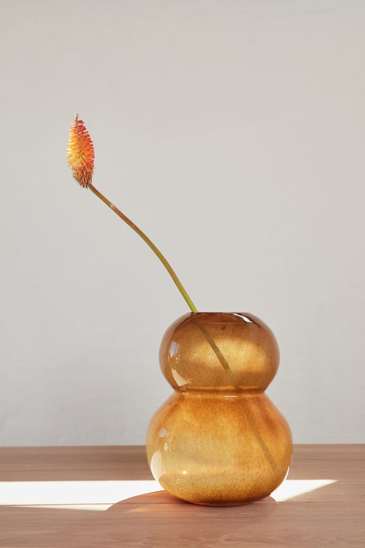 Lasi βάζο 30 cm, Κεχριμπάρι OYOY