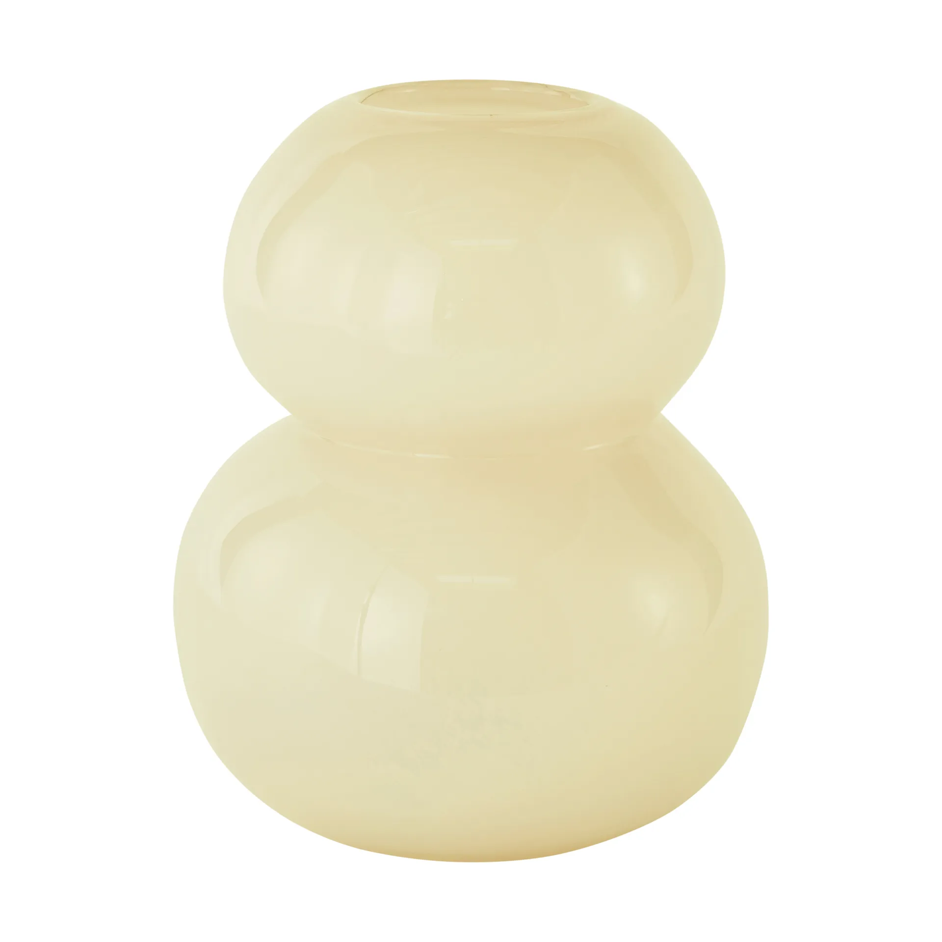 Lasi βάζο 30 cm, Βανίλια OYOY