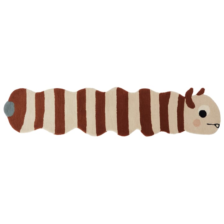 Leo larva χαλί 40x180 cm - Καραμέλα-υπόλευκο - OYOY