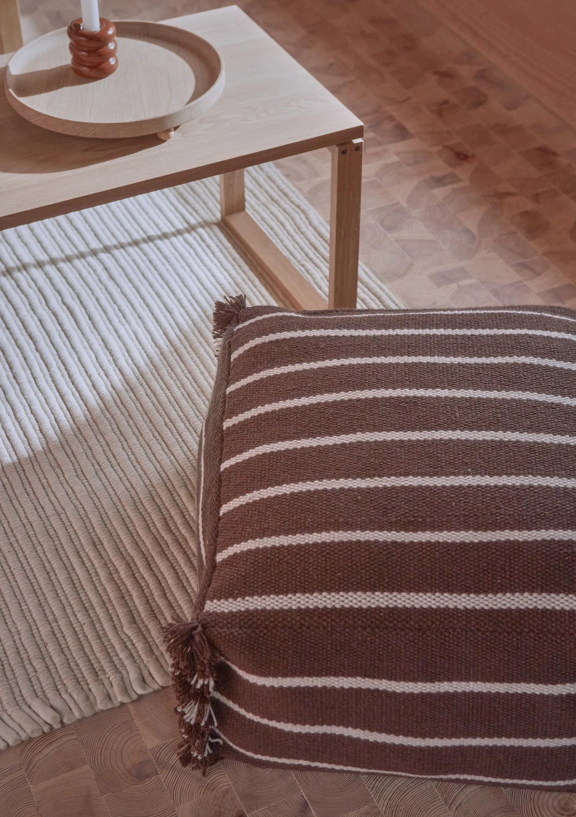 Lina πουφ 32x62 cm, Choco OYOY