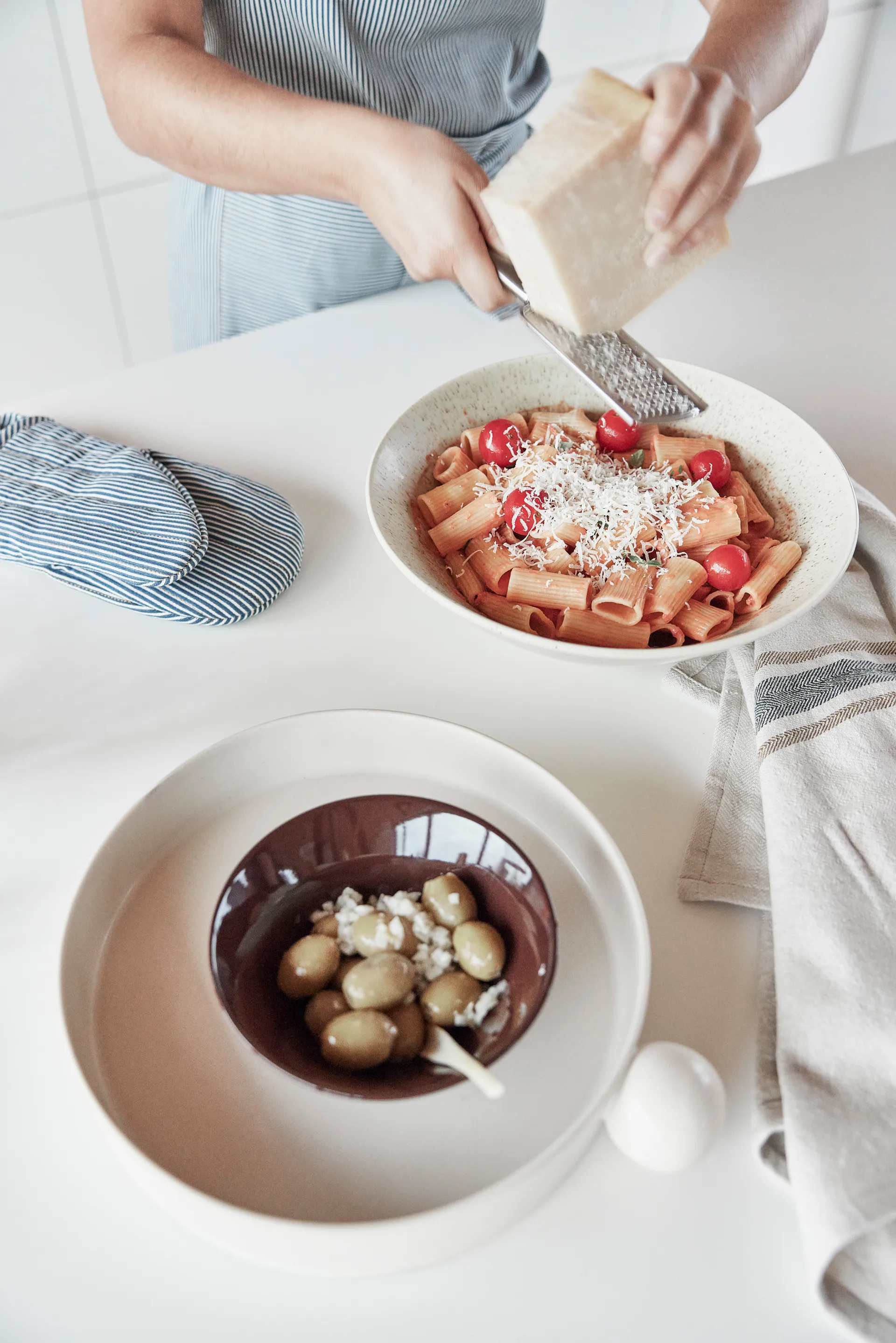 Πετσέτα κουζίνας Linu 2-pack, Black OYOY