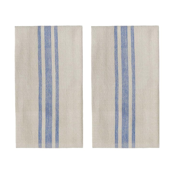 Πετσέτα κουζίνας Linu 2-pack - Blue - OYOY