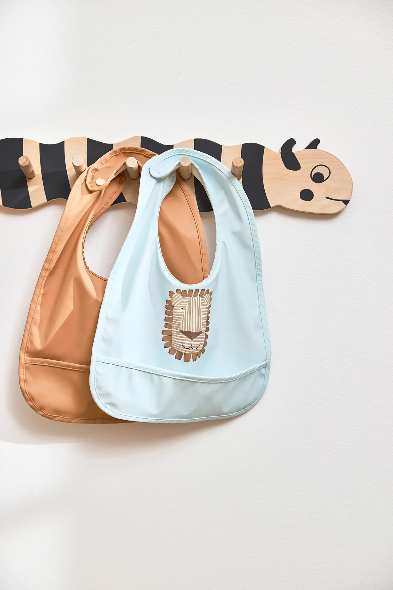 Lobo Lion σαλιάρα 2 τεμάχια, Caramel-ice Blue OYOY