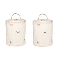 Moira καλάθι αποθήκευσης small 22xØ18 cm 2 τεμάχια - Multi - OYOY