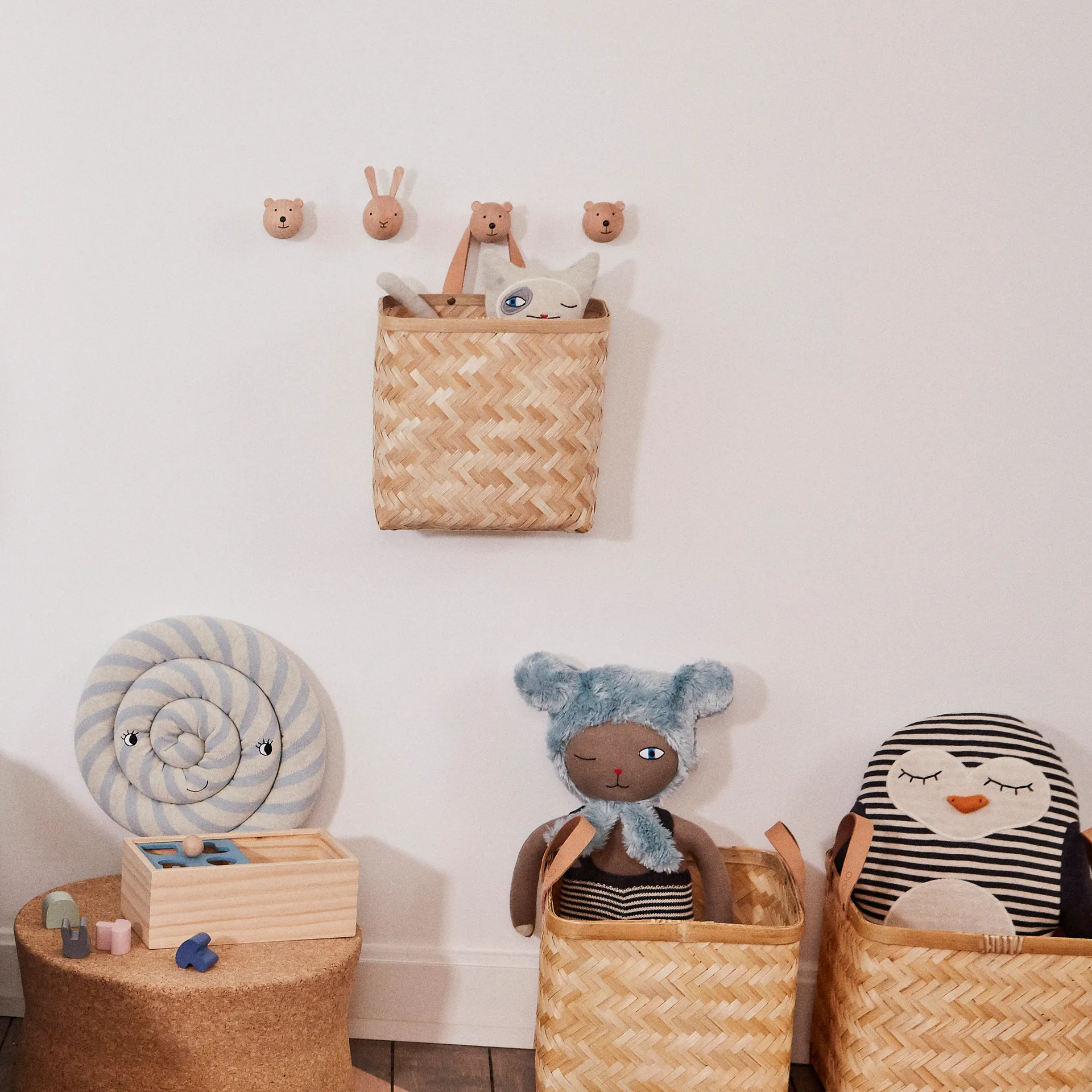 OYOY Mini γάντζος τοίχου, Αρκούδα OYOY