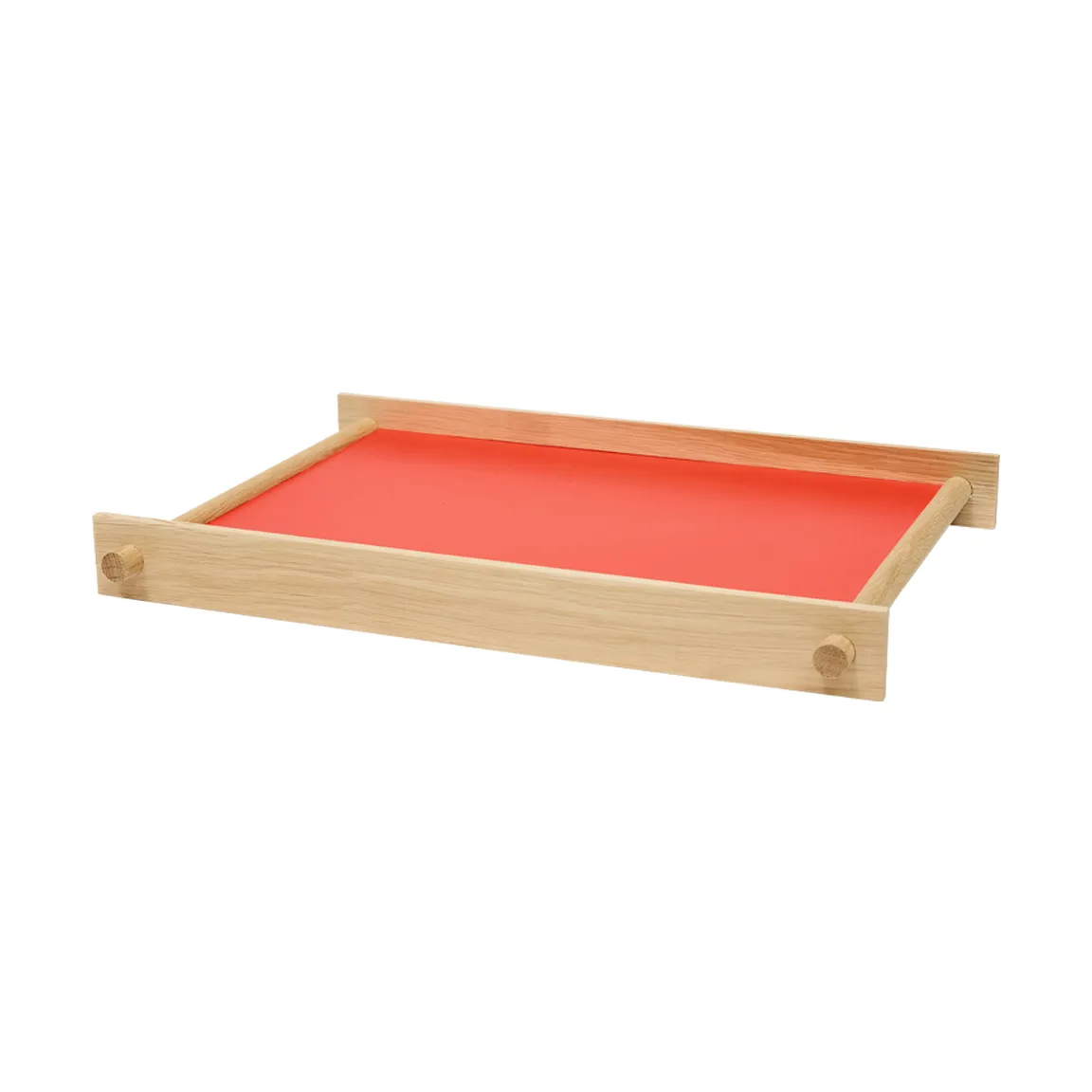 Pieni δίσκος large 34x46 εκ., Cherry Red OYOY