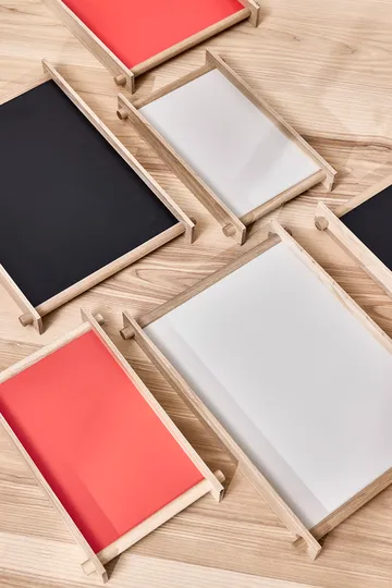 Pieni δίσκος large 34x46 εκ. - Cherry Red - OYOY