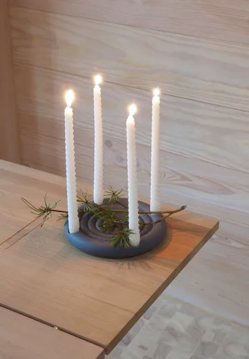 Savi advent κηροπήγιο Ø24.5 cm - Μπλε τα Μεσάνυχτα - OYOY