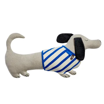 Slinkii λούτρινο ζωάκι - γκρι-μπλε - OYOY