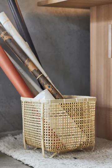 Τετράγωνο καλάθι αποθήκευσης Sporta - Natur - OYOY