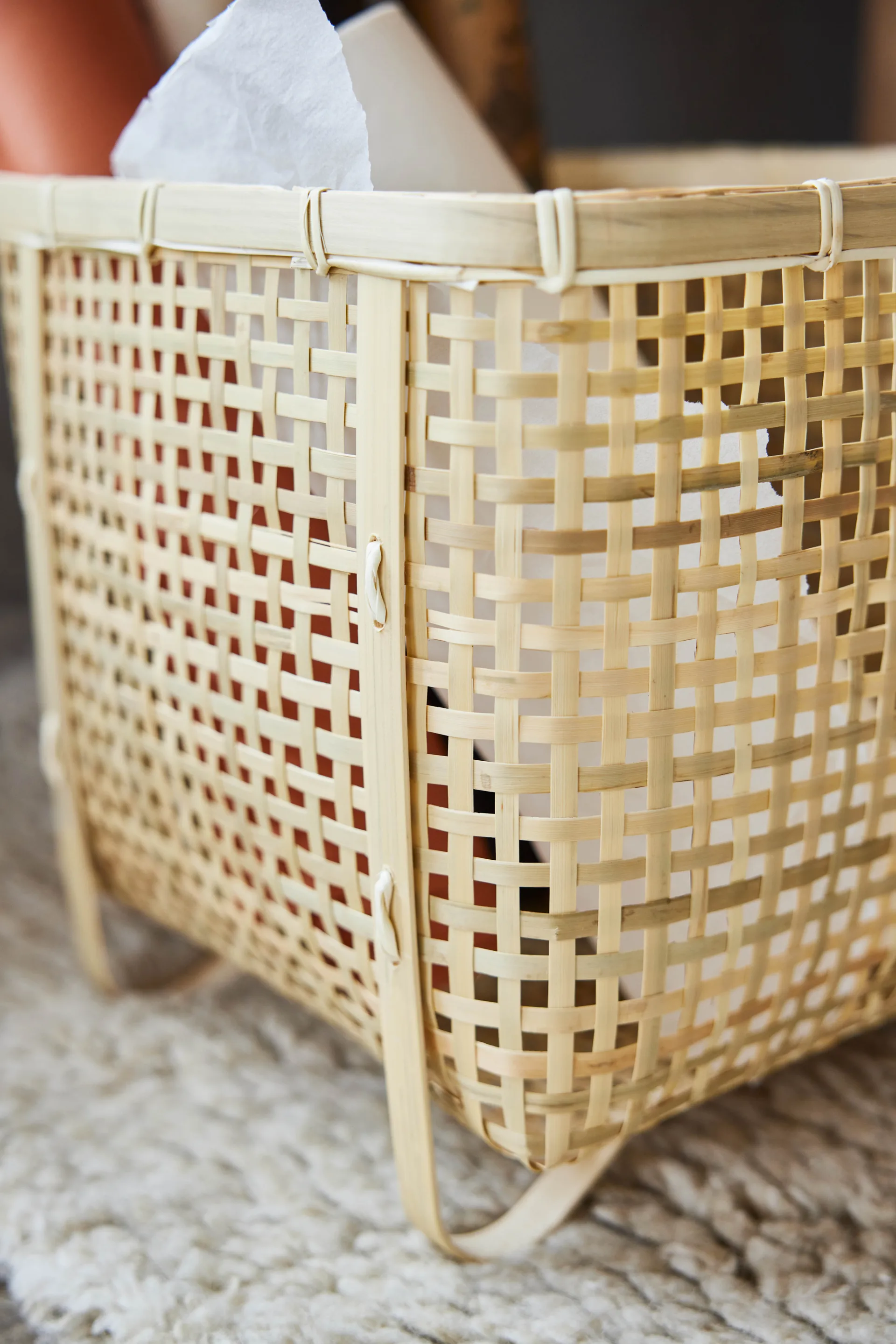 Τετράγωνο καλάθι αποθήκευσης Sporta, Natur OYOY