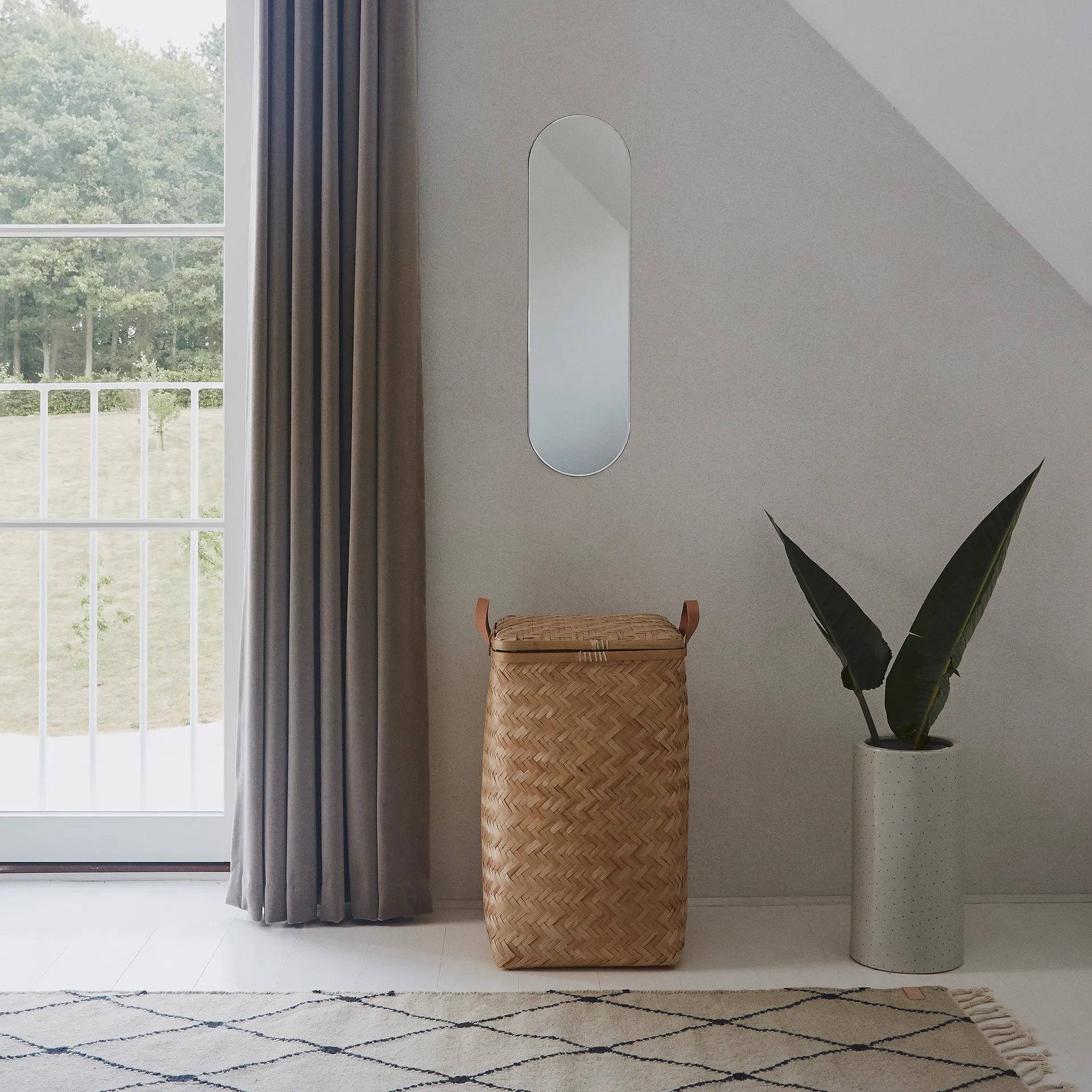 Sporta καλάθι για άπλυτα, φύση OYOY