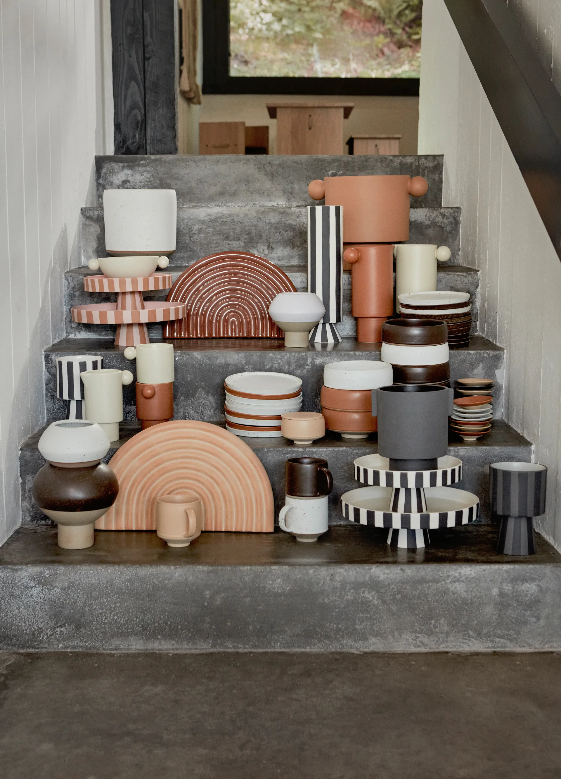 Toppu πιάτο σερβιρίσματος μεγάλο Ø27 cm, Καραμέλα-τριανταφυλλί OYOY