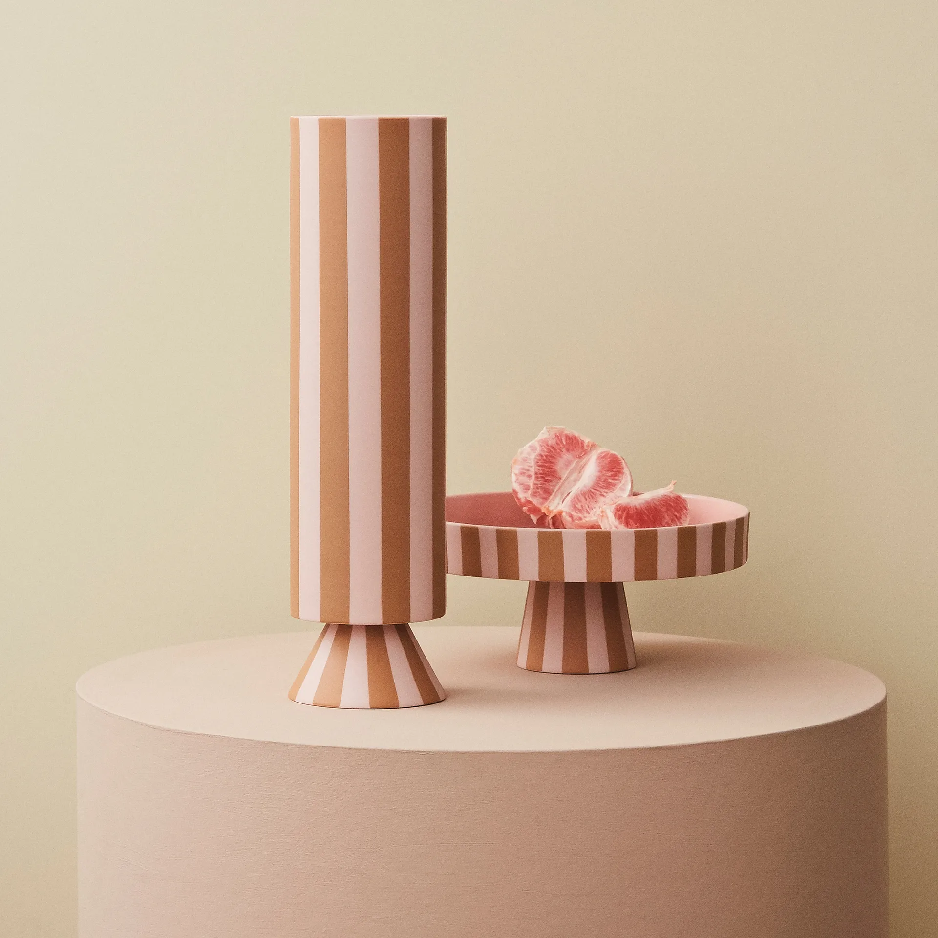 Toppu βάζο 31 cm, καραμέλα OYOY