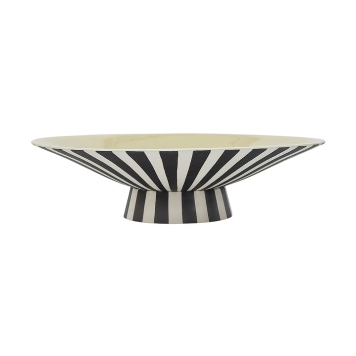 Toppu centerpiece χαμηλό 10,5xØ39 cm - Vanilla-black-white - OYOY