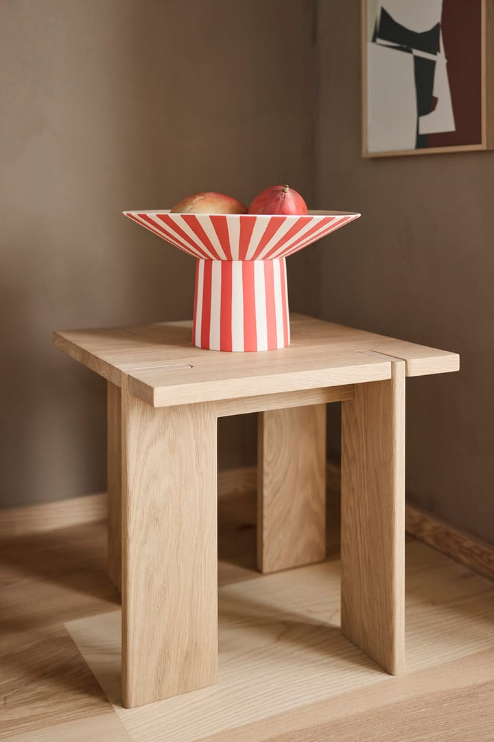 Toppu centerpiece υψηλό 17xØ30 cm, Red-peach OYOY