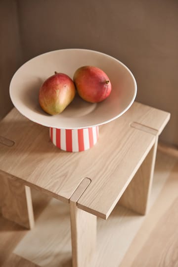 Toppu centerpiece υψηλό 17xØ30 cm - Red-peach - OYOY