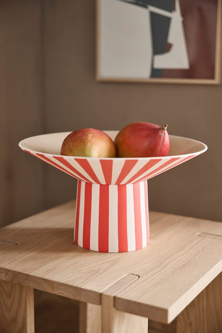 Toppu centerpiece υψηλό 17xØ30 cm, Red-peach OYOY