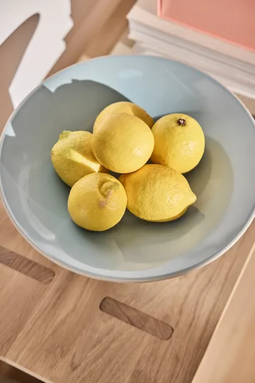 Toppu centerpiece υψηλό Ø30x17 cm - Clay-Ice blue - OYOY