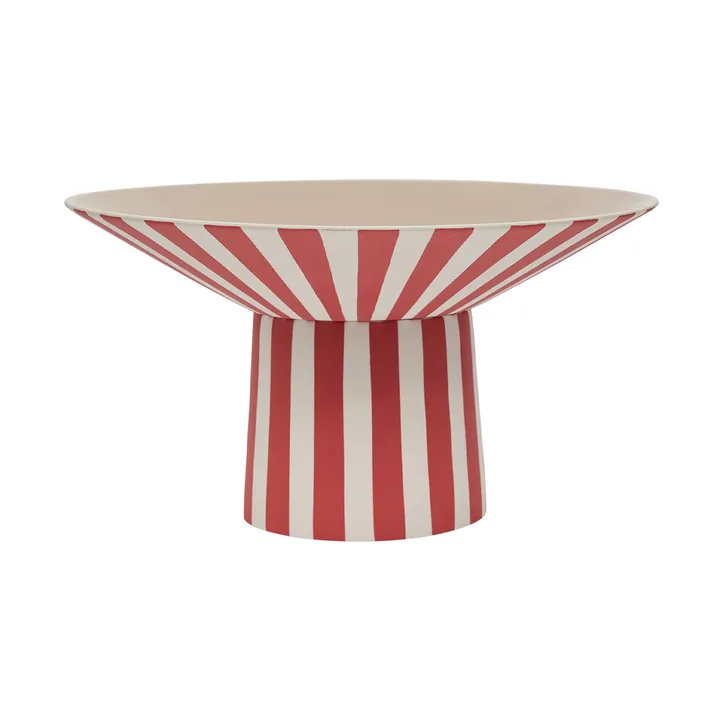 Toppu centerpiece υψηλό Ø30x17 cm - Red-peach - OYOY