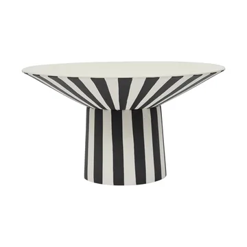 Toppu centerpiece υψηλό Ø30x17 cm - White-black - OYOY