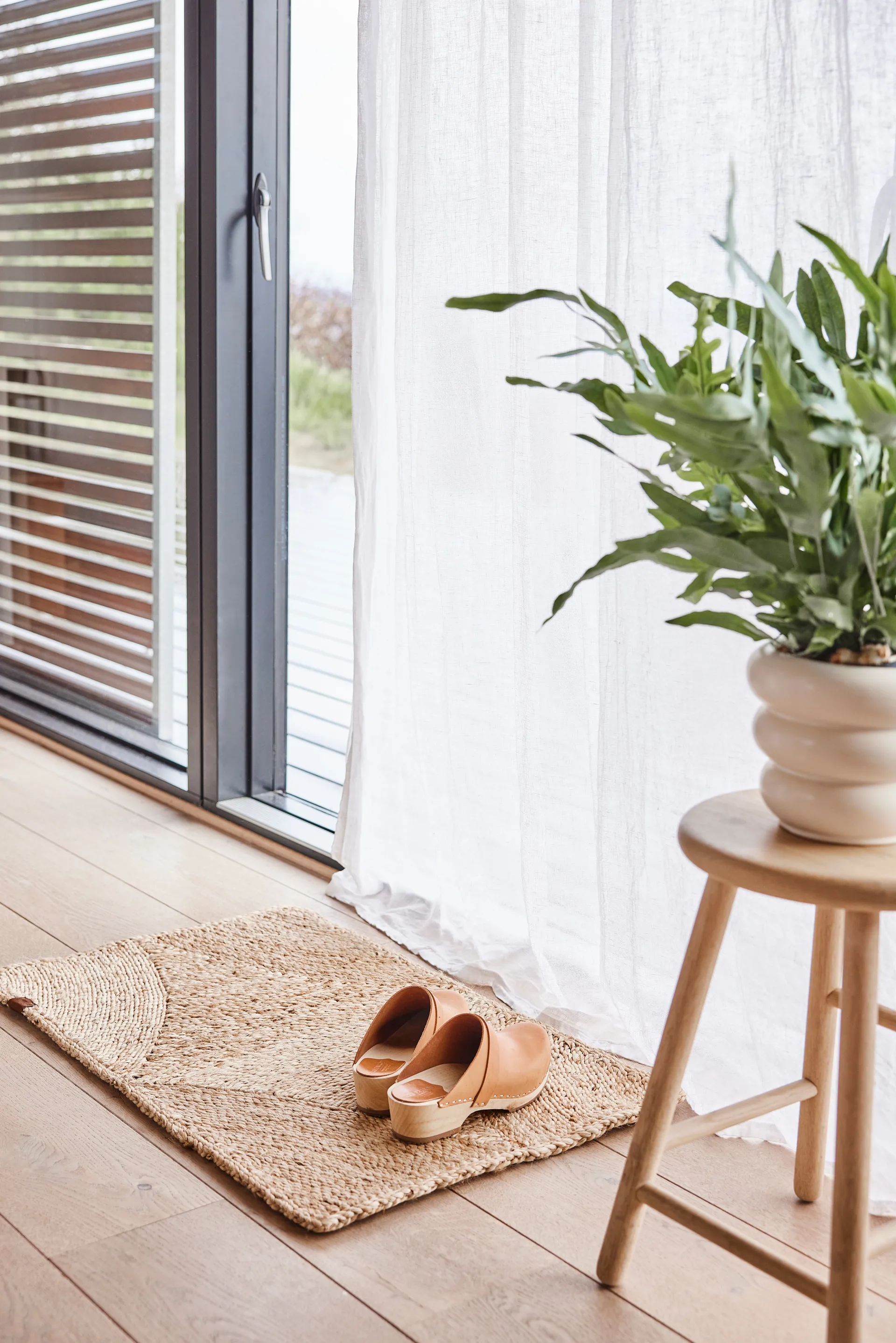 Χαλάκι πόρτας Vasa από γιούτα 50x70 cm, Natur OYOY