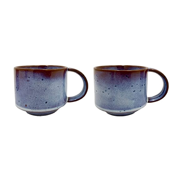 Κούπα Yuka 2 τεμαχίων, Reactive space (blue-brown) OYOY