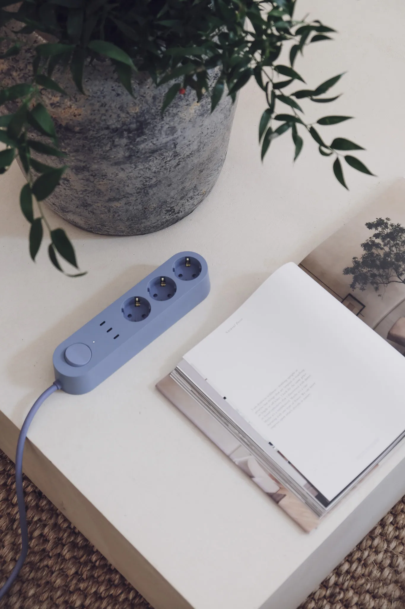 Alma Power Bar πολύπριζο, Kattegatt blue palett3