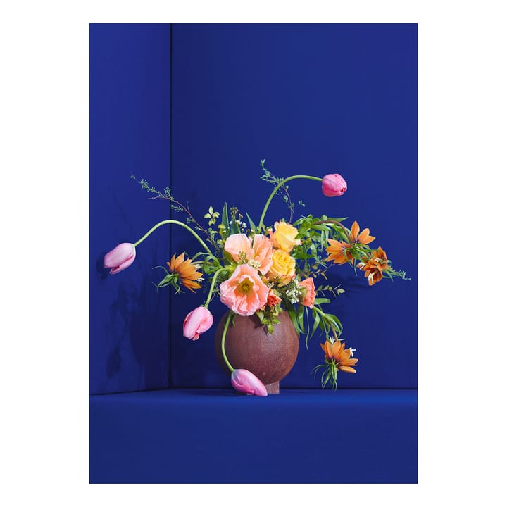 Blomst 01 αφίσα μπλε - 50x70 cm - Paper Collective