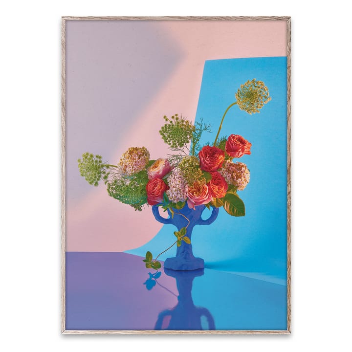Bloom 02 αφίσα cyan - 50x70 cm - Paper Collective