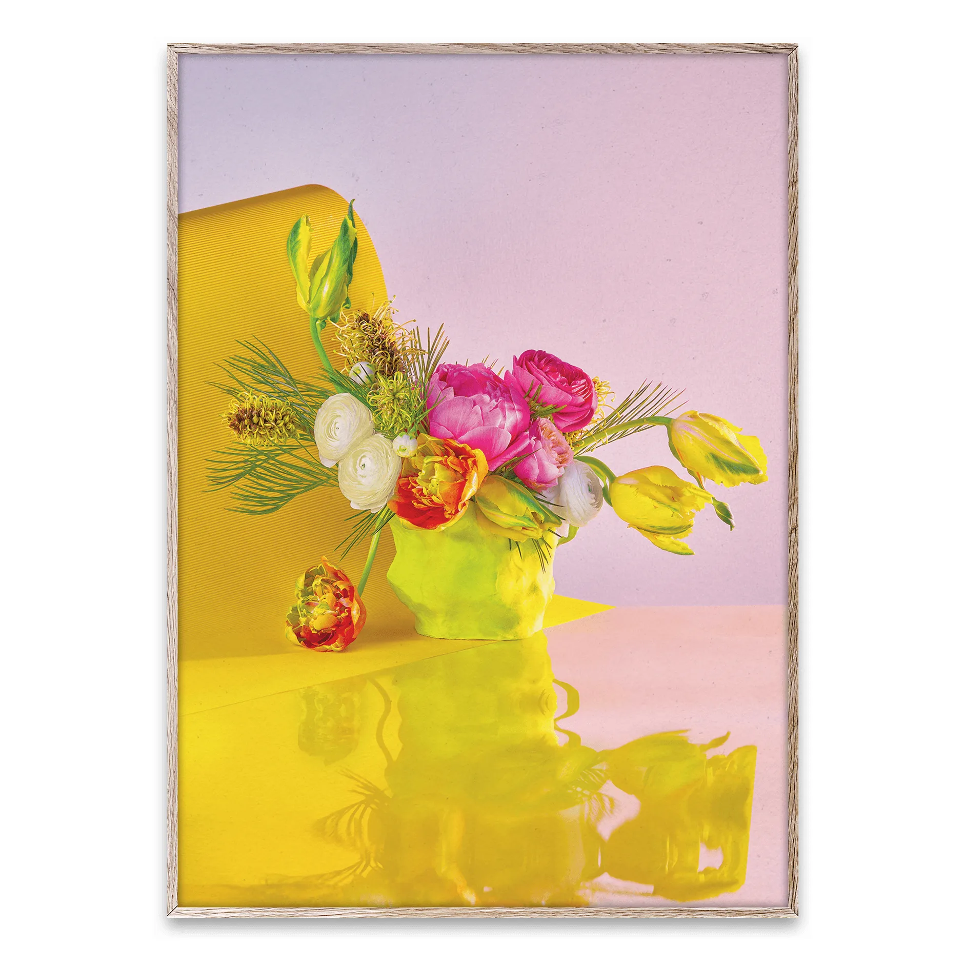 Bloom 03 κίτρινη αφίσα, 50x70 cm Paper Collective