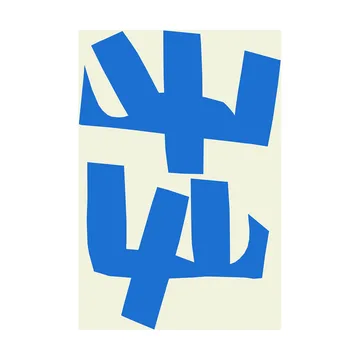 Blue Branches αφίσα - 50x70 εκ. - Paper Collective