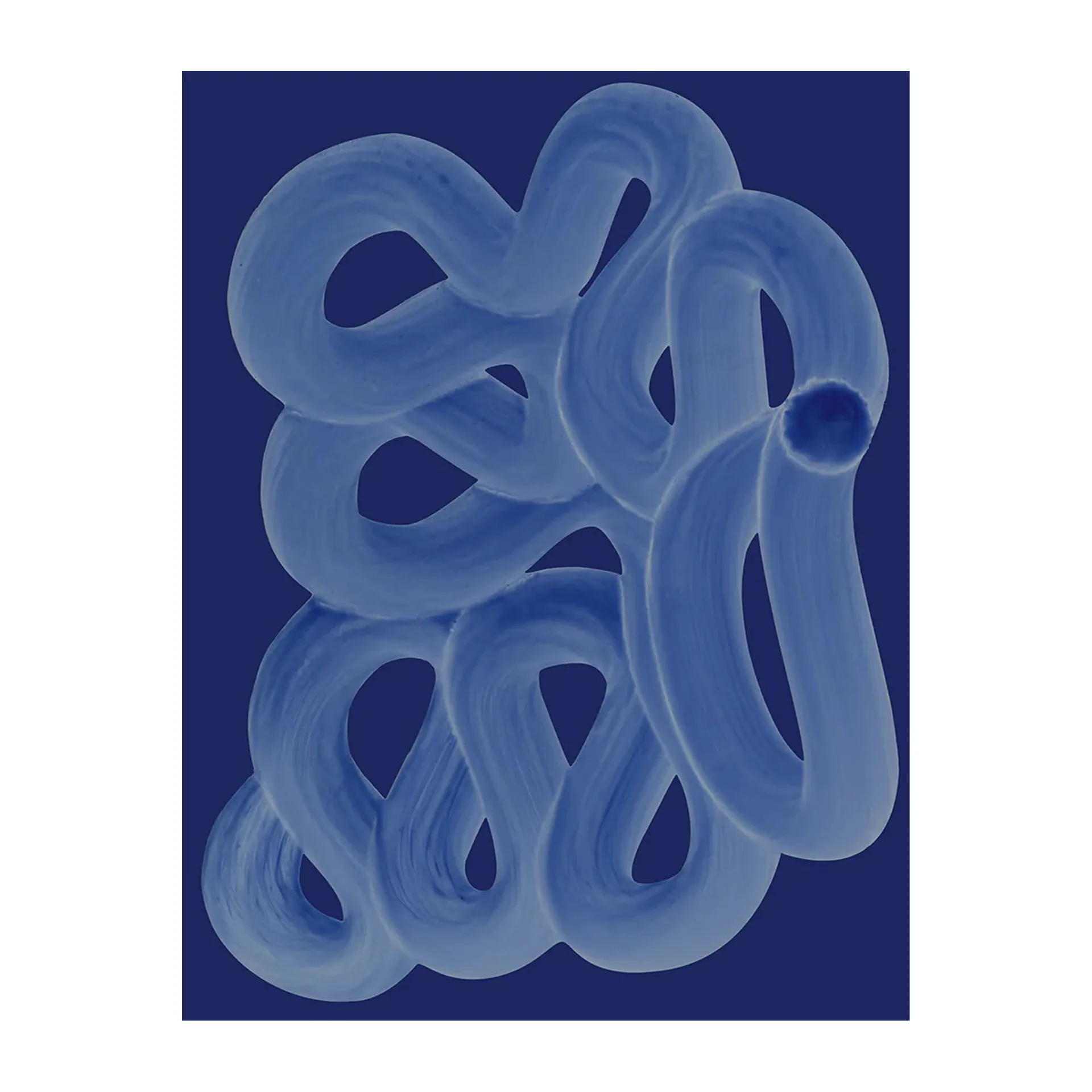 Αφίσα Blue Brush, 30x40 cm Paper Collective