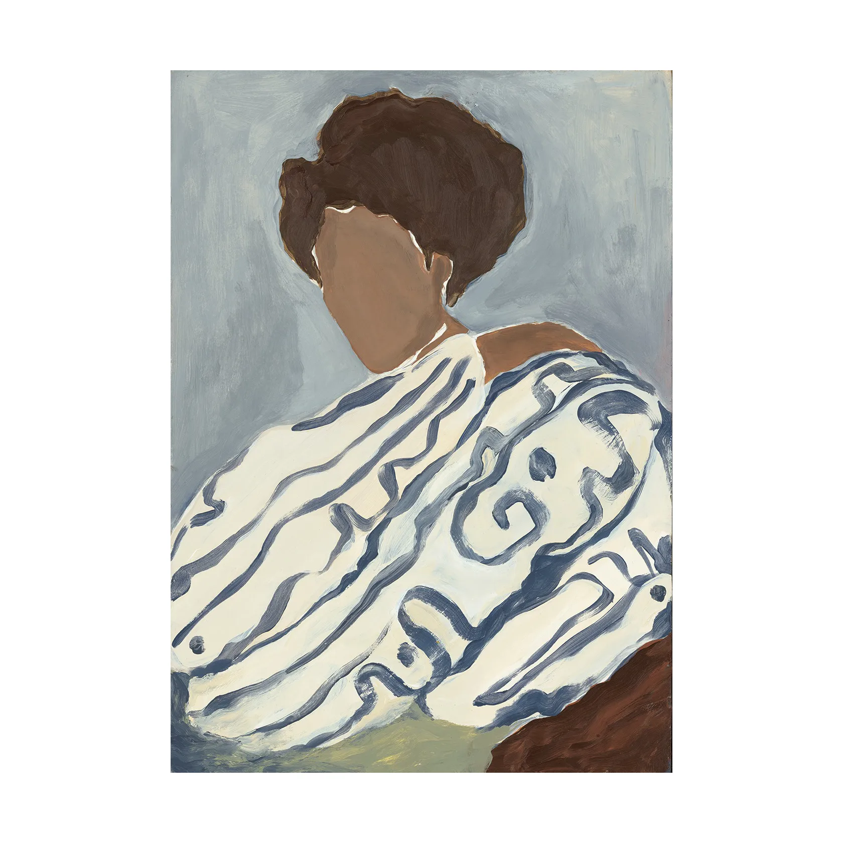 Πόστερ Blue Curls, 50x70 cm Paper Collective