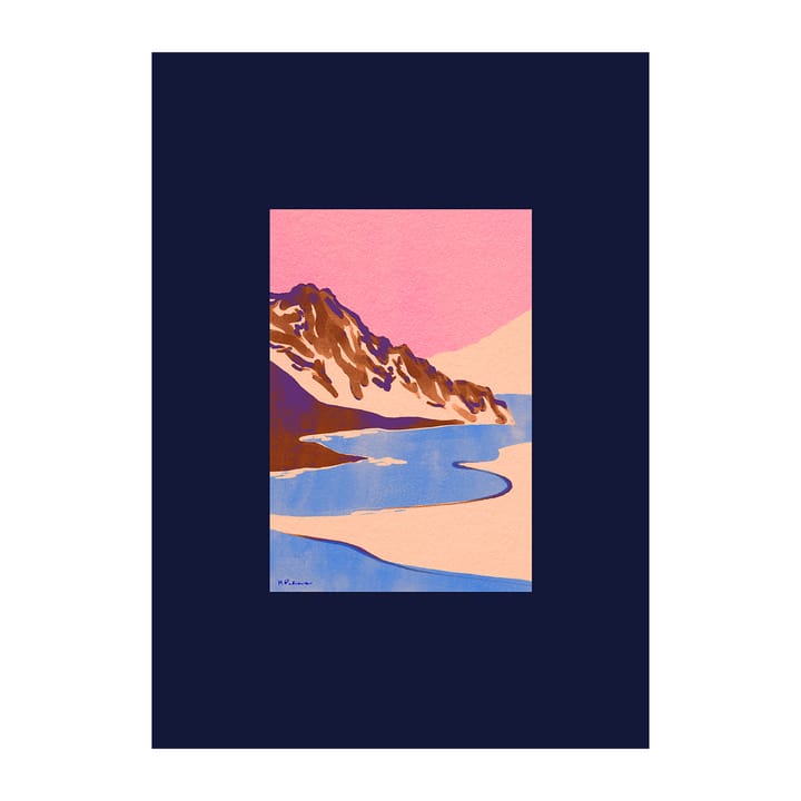 Blue Landscape Αφίσα - 30x40 cm - Paper Collective