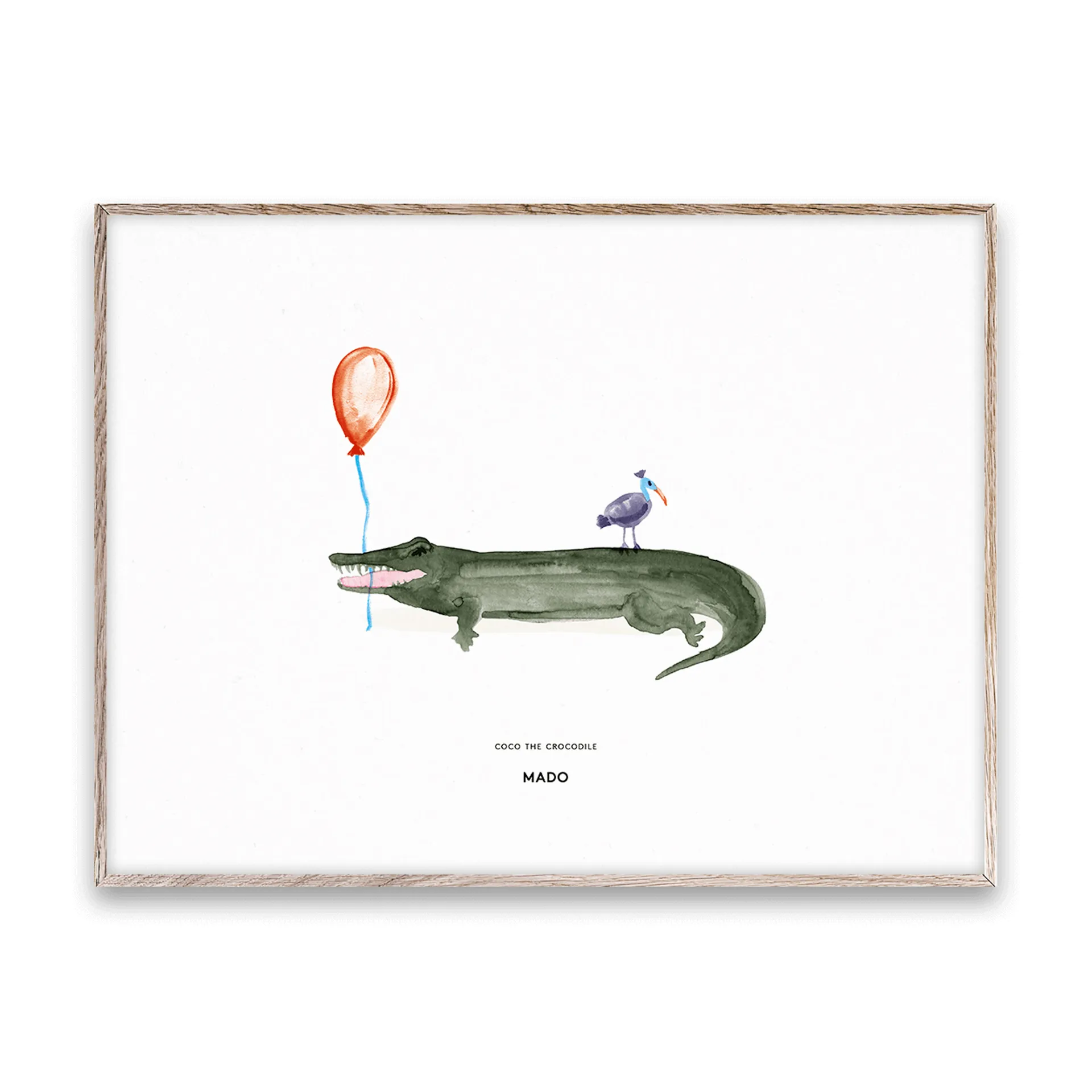 Coco the Crocodile Αφίσα, 30x40 cm Paper Collective