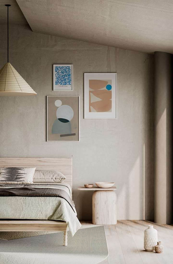 Comfort - μπλε αφίσα, 30x40 cm Paper Collective