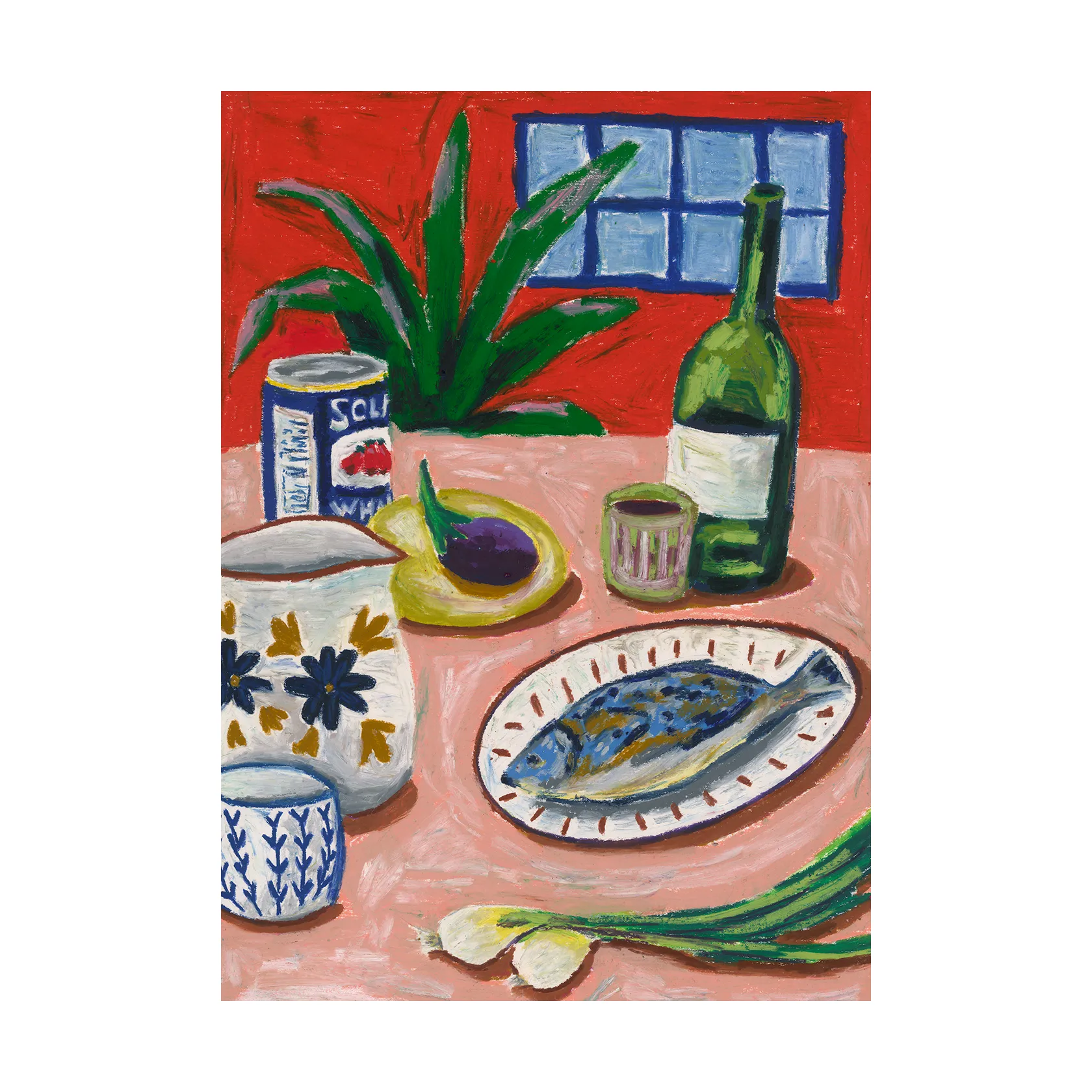 Composition with Fish αφίσα, 30x40 εκατοστά Paper Collective