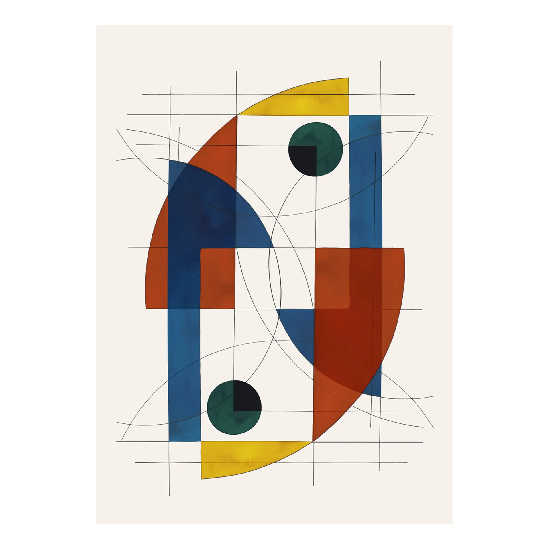 Constructions 02 αφίσα, 50x70 cm Paper Collective